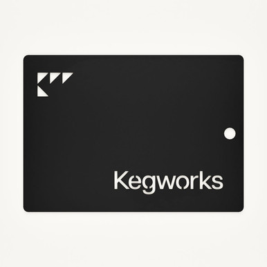 KegWorks Matte Black Sample Chip