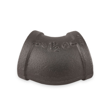 45 Degree Elbow - Black Pipe Foot Rail - 1.5" ID
