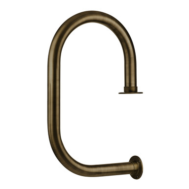 Bar Foot Rail Tubing - Antique Brass - 2 OD