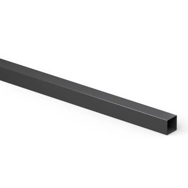 Bar Foot Rail Tubing - Gunmetal Grey - 1.5" - Square - 6 ft
