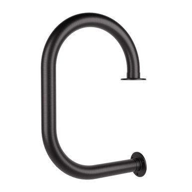 Kegworks Classic Service Bar Rail - Blackened Steel - 2" OD