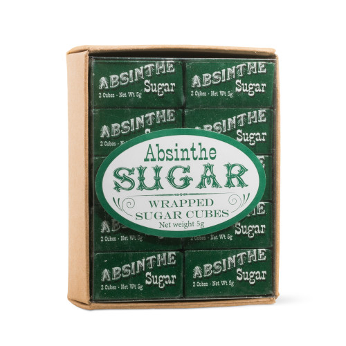 Absinthe Wrapped Sugar Cubes - 20 Packets