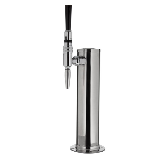 Draft Tower - 100% Stainless Steel Contact - 3" Column - 1 Nitro Stout Faucet