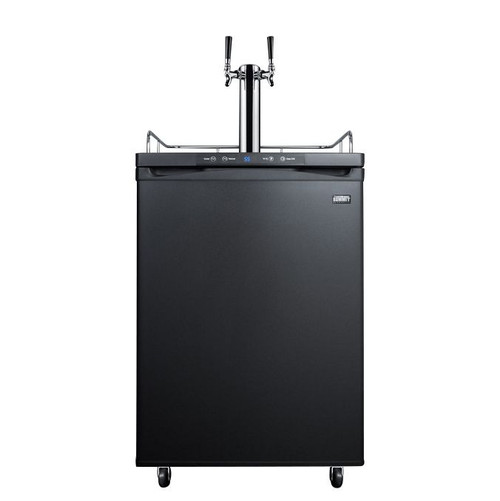 Summit Kegerator - 2 Faucets - Black