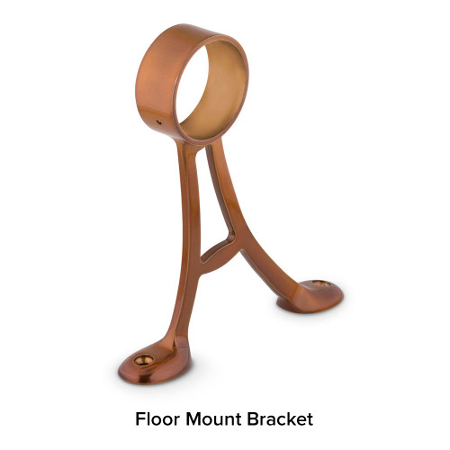 Sunset Copper Bar Foot Rail Kit KegWorks