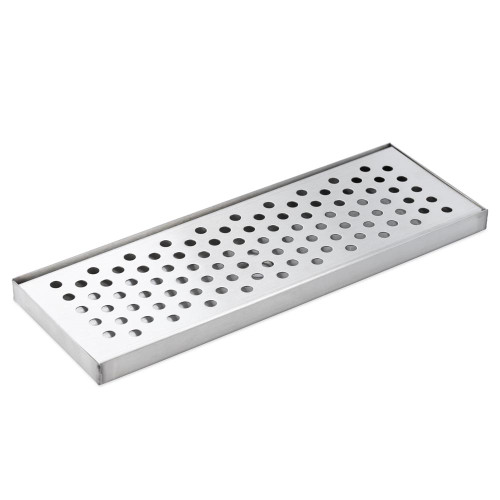 5 1/4" Wide Countertop Drip Tray for T Towers - With Drain