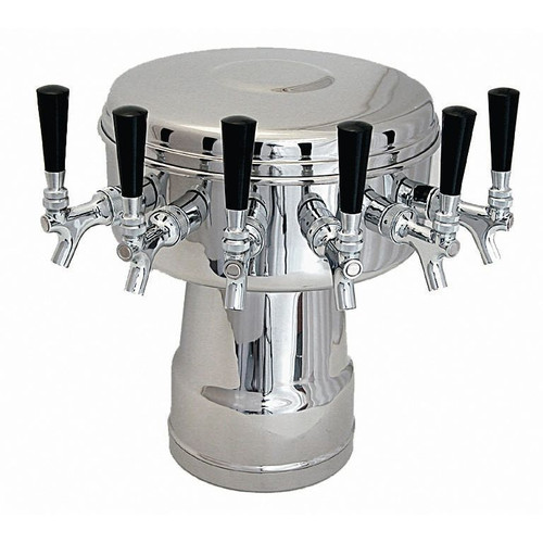 Mushroom Draft Beer Tower- Air Cooled- 4 to 6 Faucets