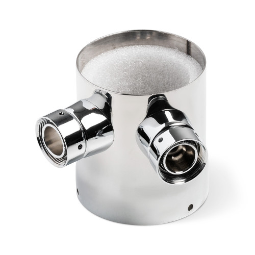 3" Draft Beer Tower Extension Adds Two Faucets