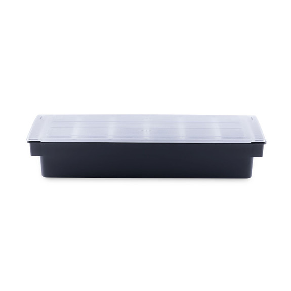 Bar Garnish Tray with Lid - Plastic - 6 Compartments