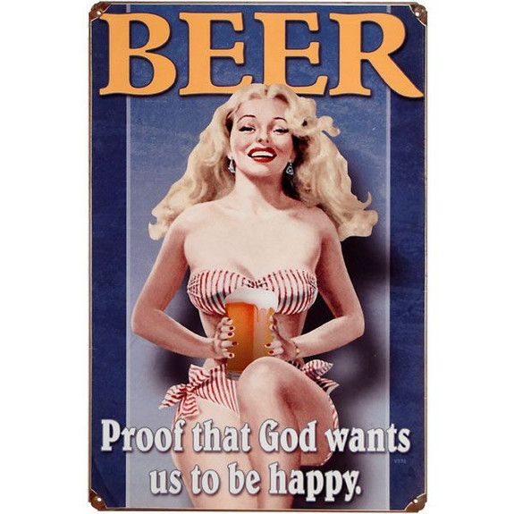 vintage beer signs