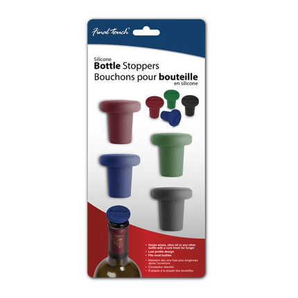 Silicone Bottle Stoppers Pack of 4