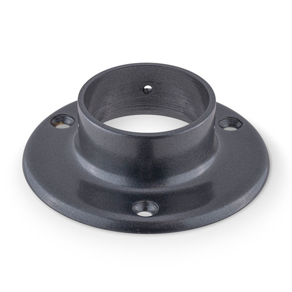 4" Wall Flange - Gunmetal Grey - 2" OD