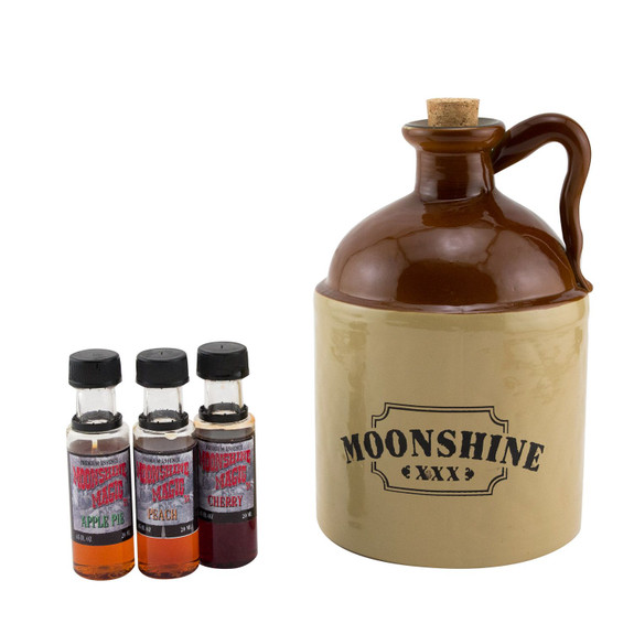 Moonshine Making Kit with Jug & Flavorings