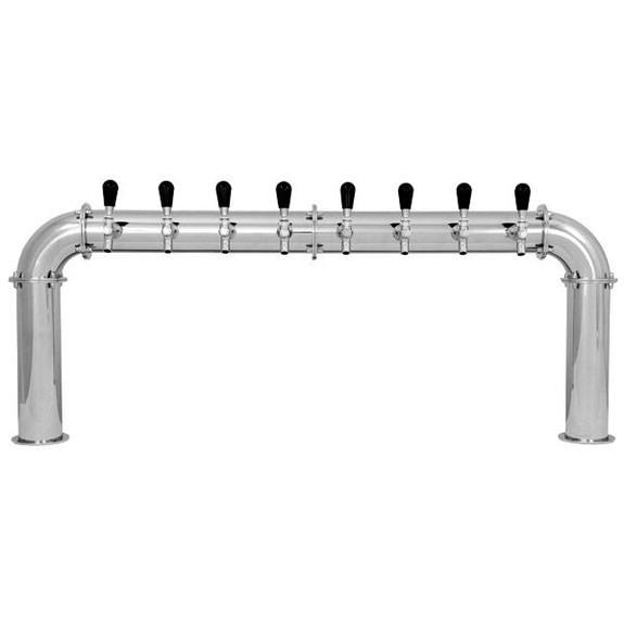 Stainless Steel Arcadia Draft Towers - Glycol Cooled - 8 Faucets