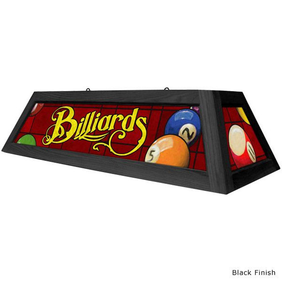 Classic Red Billiards Pool Table Light KegWorks