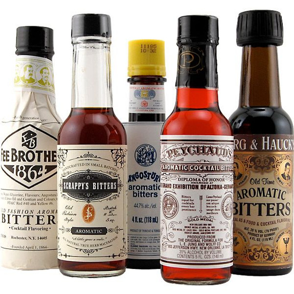 Aromatic Cocktail Bitters Collection - Set of 5