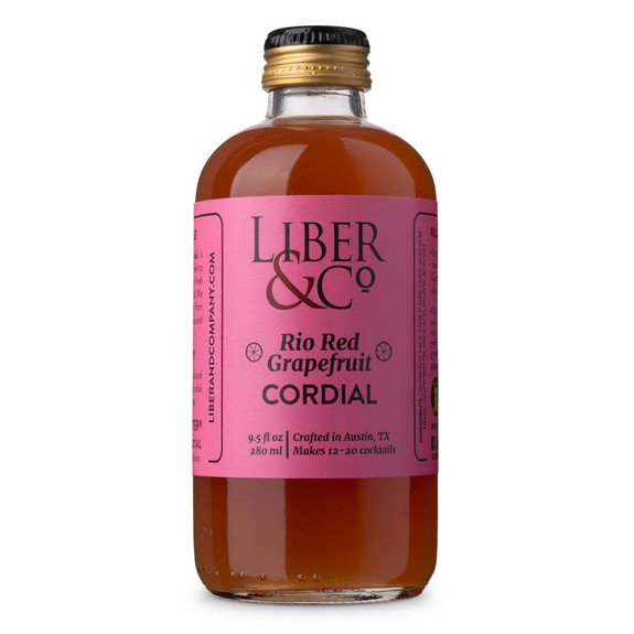 Liber & Co. Rio Red Grapefruit Cordial Cocktail Syrup - 9.5 oz