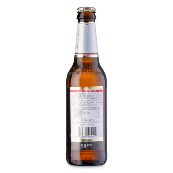 Bitburger Drive Non-Alcoholic German Beer - 11.16 oz Bottle