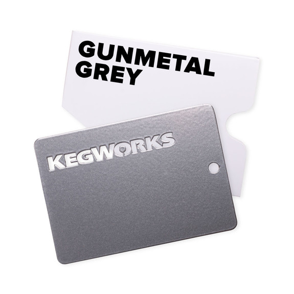 KegWorks Gunmetal Grey Sample Chip