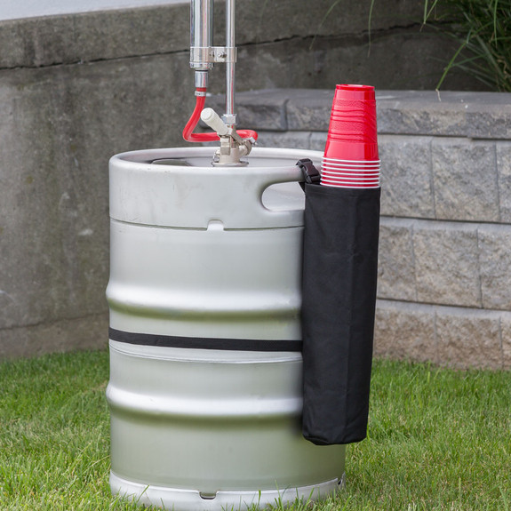 Keg Buddy Beer Keg Cup Holder with Keg - Holds Over 50 Cups