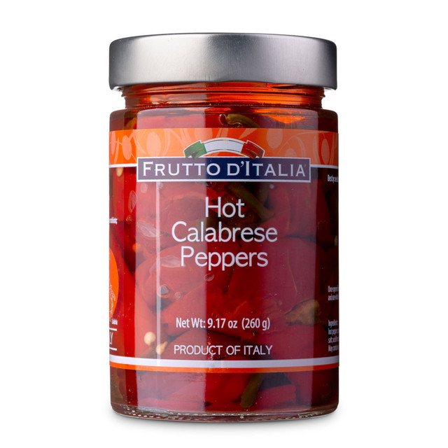 Frutto Ditalia Hot Calabrese Peppers 917 Oz Jar 