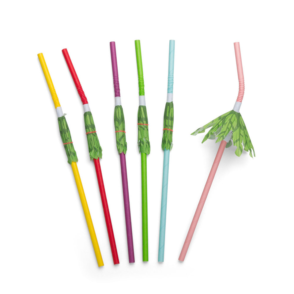 Aardvark EcoFriendly Paper Cocktail Straws White 5.75"L Box of