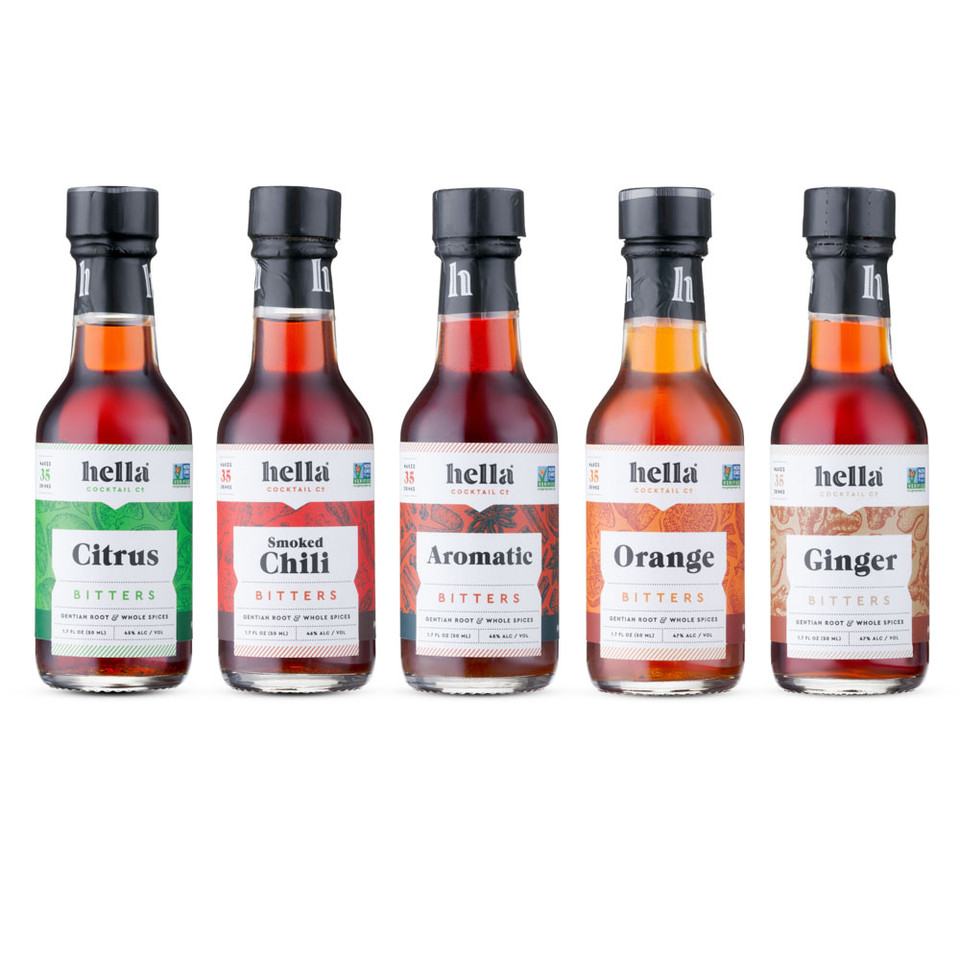 Hella Bitters Ginger Cocktail Bitters 5 oz