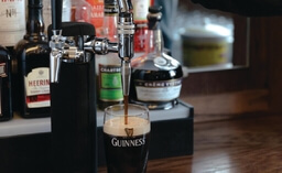 Guiness in Glass