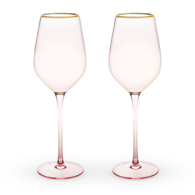 Viski Raye Faceted Crystal Champagne Flutes Set of 2 - Premium Crystal  Clear Glass, Modern Stemless, Champagne Glass Gift Set - 10oz