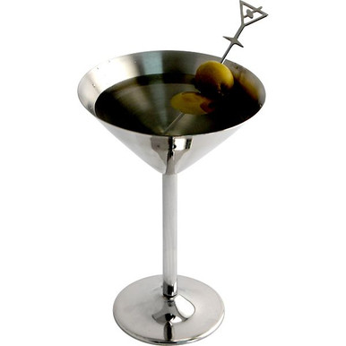 Stainless Steel Martini Glass