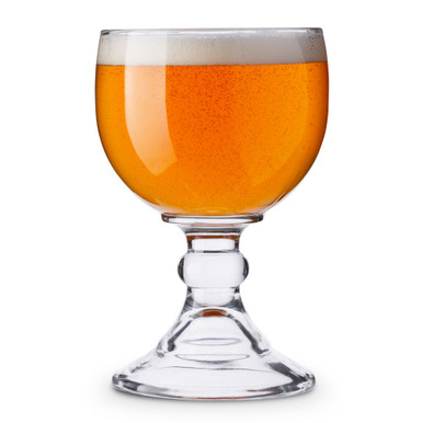 Burns Glass Beer Glasses, Classic IPA Drinking Glasses, 21 Oz. (Set of 2)