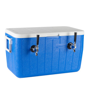 Jockey Box Cooler - 4 Taps, 75' Stainless Steel Coils, 48qt