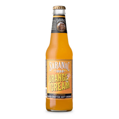 Saranac Orange Cream Soda Pop 12 Oz Bottle
