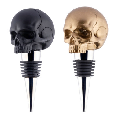 Skull Wine Stopper Decorative Bottle Stopper to Preserve Wine and Beverages