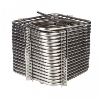 Square Jockey Box Coil - 120' - Stainless Steel - High