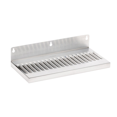 24 x 5-3/8 Beer Drip Tray Countertop Style with Drain & Stainless Pan
