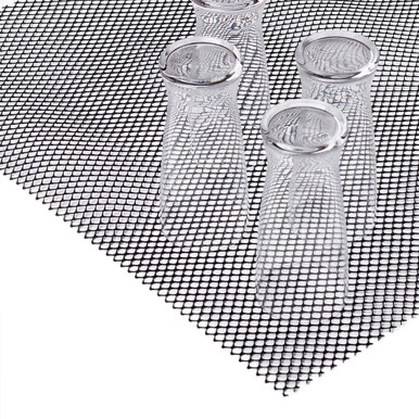 Black Glass Mesh Liner Roll - BarPros