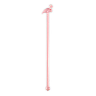 Pink Hearts Felt Ball Drink Stirrers - Cocktail Stirrer Set - Bar