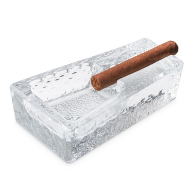 Ashtray for Cigars and Pipes from Solid Crystal Glass - Classic 1