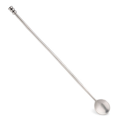 Stainless steel cocktail stirrer