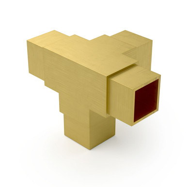 Flush Side Outlet Tee - 1.5” - Square