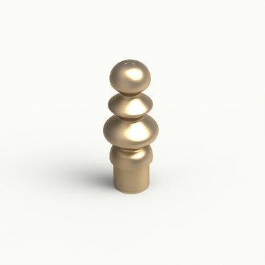 Cantilever Decorative Finial - 1” OD