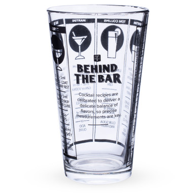 BarConic Classic Recipes Measured Mixing Glass