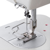 Consew 199R-2A-1 Zig-Zag Single Needle Drop Feed Sewing Machine with Table and Servo Motor