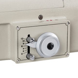 Consew 199RBL-1A-1 Zig-Zag Single Needle Drop Feed Long Arm Sewing Machine with Table and Servo Motor