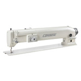 Consew 199RBL-3A-1 Zig-Zag Single Needle Drop Feed Long Arm Sewing Machine with Table and Servo Motor