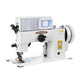 Consew 2040-DSM-E Single/Double Needle Extra Heavy Duty Programmable Sewing Machine with Complete Tabling