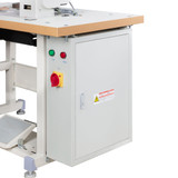 Consew 2040-DSM-E Single/Double Needle Extra Heavy Duty Programmable Sewing Machine with Complete Tabling