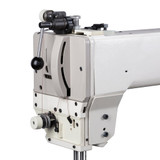 Consew 2050 Single Needle Extra Heavy Duty Shuttle Hook 16.5" Cylinder Arm Compound Walking Foot Sewing Machine​ Complete with Table and Servo-Motor