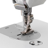 Consew 205RB-1 Heavy Duty Single Needle Upholstery Walking Foot Sewing Machine with Table and Servo Motor